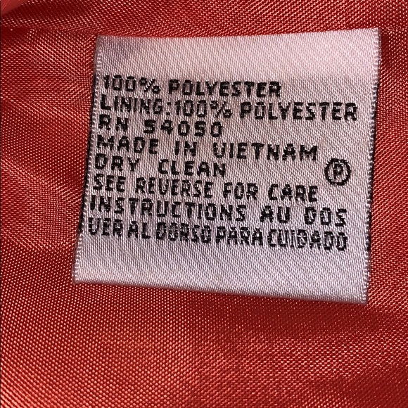 LESuit Coral Blazer 100% Polyester Like New. - Picture 6 of 6